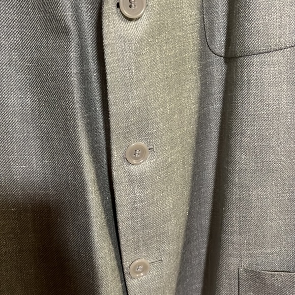 Skas Fifth Ave Ermenegildo Zegna unlined linen blend blazer sport coat. Size 48 - Picture 6 of 12